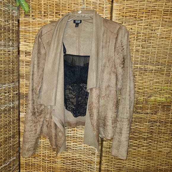 Boho Rock Moto Boho Black Sheer Lace Crop Top Corset Underwire Boning SZ L - Picture 4 of 5